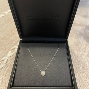 Lauren Mini Disc Silver (white gold) 16” Dana Rebecca